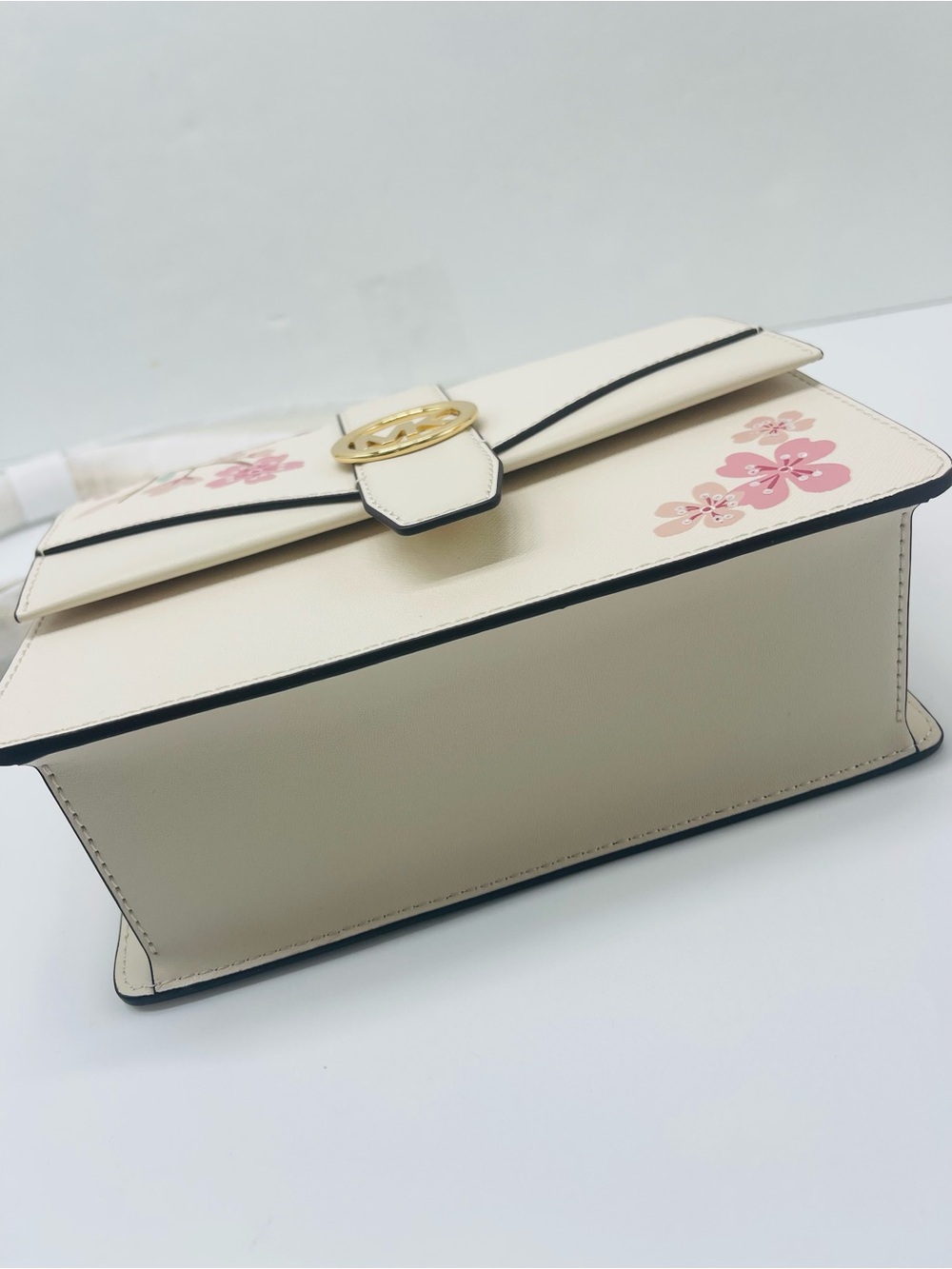 MICHAEL KORS Greenwich Small Embellished Crossbody Bag
Light Cream Multi 
NWT - Picture 6 of 16